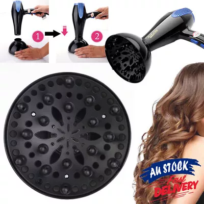 $9.89 • Buy Diffuser Tool Professional Hairdressing Salon Curly Hair Dryer Blower
