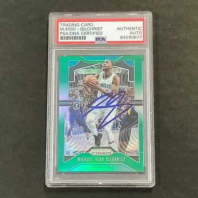 2019-20 Panini Prizm #56 Michael Kidd-Gilchrist Signed Card AUTO PSA Slabbed Hor • $49.99