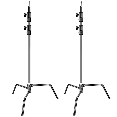 Neewer 2-pack Heavy Duty Aluminum Alloy C-Stand 5-10 Feet Softboxes Light Stand • £199.99