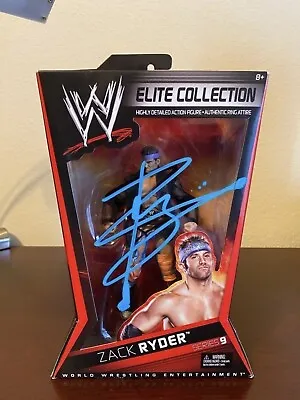 WWE Elite Signed Autographed Zack Ryder Matt Cardona Action Figure Elite 9 • $90