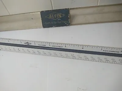 Vintage Alvin 240P Triangular Scale 3-Sided Drafting Drawing Engineering Ruler • $20.69