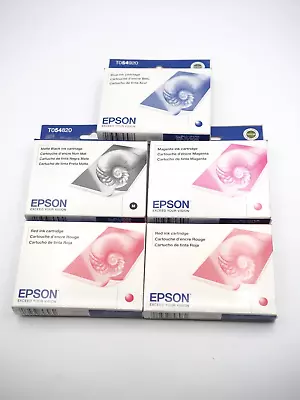 Epson Stylus Photo Printer R800/R1800 Sealed Ink LOT OF 5 Cartridges Expired • $55