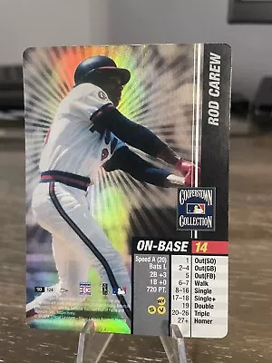 2003 MLB Showdown Rod Carew Pennant Run Cooperstown Collection Foil • $32.50