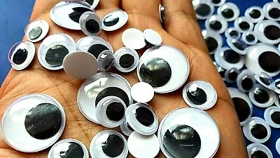 200 Or MIXED BIG SIZE Googly Eyes Top Quality Self-Adhesive (Peel & Stick)  • £3.49