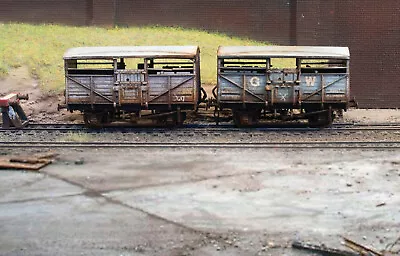 2 X Scrap Cattle Wagons G27 • £39.50