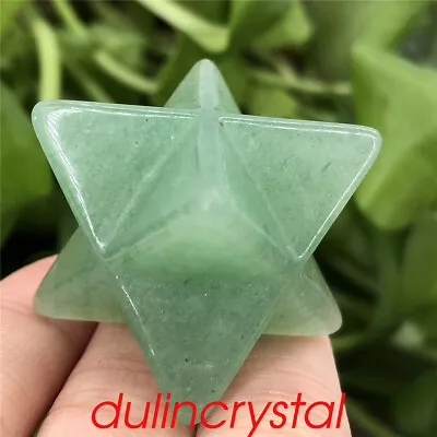 1pc Natural Aventurine Merkaba Star Quartz Crystal Skull Reiki Gem Healing 1.5  • $9.80