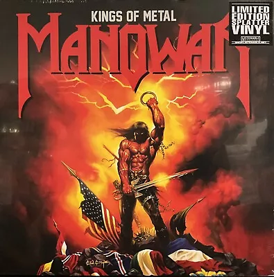 Manowar - Kings Of Metal LP 2019 Listenable – POSH471 [Splatter] [Sealed] • $29.95