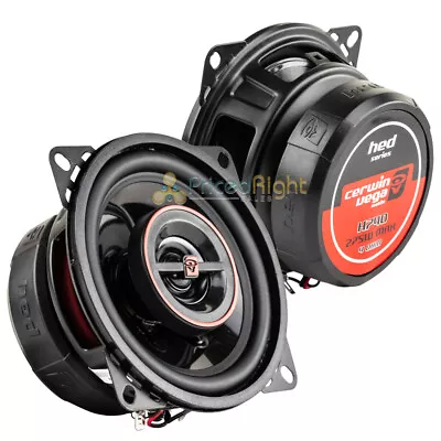 Cerwin Vega 4  2 Way Coaxial Speakers Car Stereo Speakers HED Series 40W RMS • $49.99