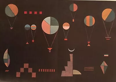 Wassily Kandinsky Lithograph  Bahaus Art Design  Maeght 1965 Plate Signed • $149