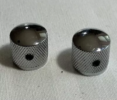 2021 Ibanez Jem Jr Knurled Dome Knobs Chrome Screw-Lock Type • $17.95