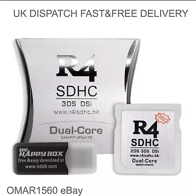£13.99 • Buy R4 Card For Nintendo DS, DSI DS LITE 3DS SDHC Adapter + USB CARD ADAPTER