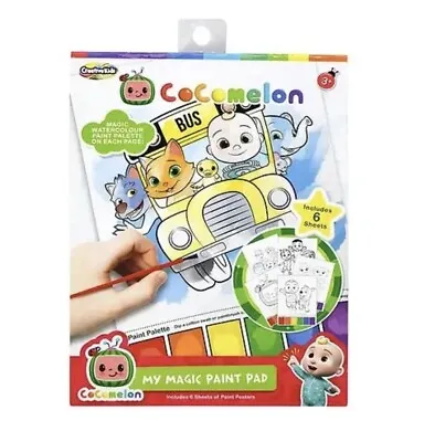 1 Of Pack Cocomelon My Magic Paint Pad - 6 Sheets • £1.70