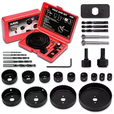 Hole Saw Set 27PCS Hole Saw Kit With 13PCS Saw Blades Gifts For Men 3/4  To 5  • $27.49