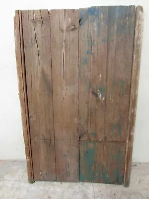 Antique Pair Mexican Old-Vintage-Primitive-Rustic-Wood-40x69-Barn Doors • $699