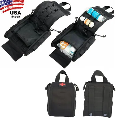 Tactical Molle Medical Pouch Military Rip-away First Aid Kit IFAK EMT Pouch Pack • $8.99