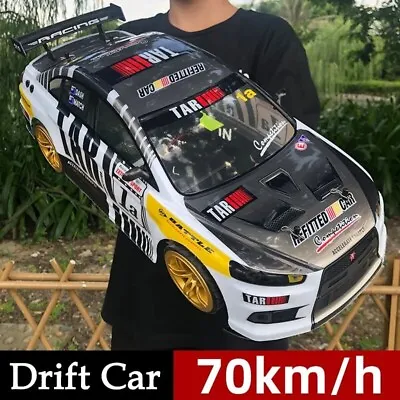 RC Drift Car 1:10 Mitsubishi Evolution X AWD 70km/h Fast Rally Race RC Car RTR • $117.49