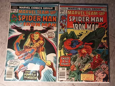 2 Marvel Team Up Spider Man And Iron Man #49 And #51 • $10