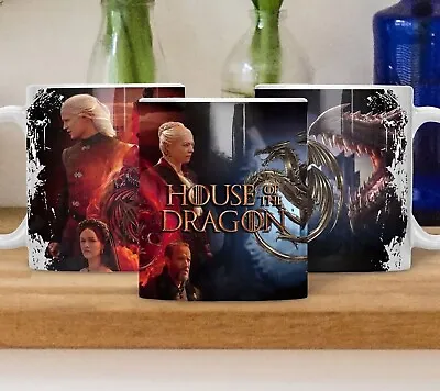 House Of The Dragon Game Of Thrones Mug / Gift. Features Daemon & Rhaenyra  • £11.95