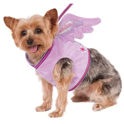 My Little Pony Twilight Sparkle Pet Dog Cat Costume Winged Harness Leash-XL • $19.99