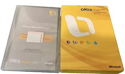 Microsoft Office Mac 2008 Home & Student Edition & Office V.X • $8.17