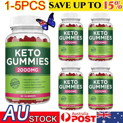Keto Gummies Ketone Advanced Weight Loss Fat Burner Dietary Supplement Men Wome • $20.99