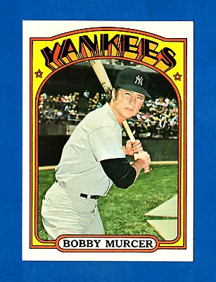 1972 Topps #699 Bobby Murcer New York Yankees High Number Card -- Nr Mint • $59