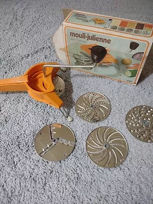 Mouli-Julienne Shredder With 5 Disc And Box Vintage • $25