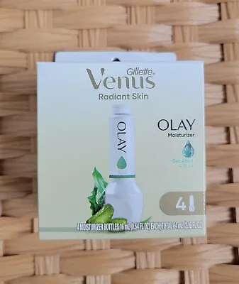 Gillette Venus Radiant Skin Seaweed & Aloe Olay Moisturizer Refills - 4ct - NIB • $5