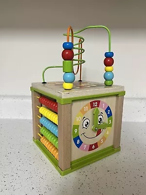 Montessori Wooden Activity Cube • $19.87