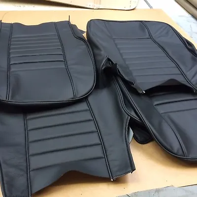 Mgb/c 1969uk &export Model  Premium Quality Leather Front Seat Covers Uk  Made. • $496.10