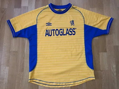 FC Chelsea London 2000 2002 LARGE UMBRO Autoglass Jersey Jersey Jersey X530 • £81.05