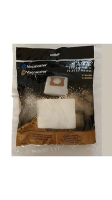 $10.75 • Buy Vacmaster 4-5 Gallons Standard Dry Vacuum Dust Filter Bags DVB45