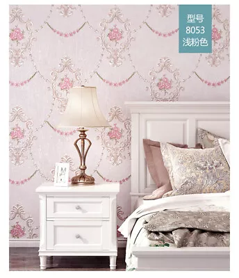 Luxury Damask Wallpaper Self-adhesive Bedroom Living Room Decor Sticker Decal • $30.70