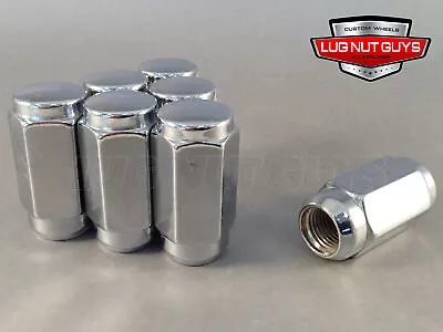 32 Lug Nuts Long Duplex Acorn 9/16-18 XL Tall Chrome 7/8 Hex • $38.31