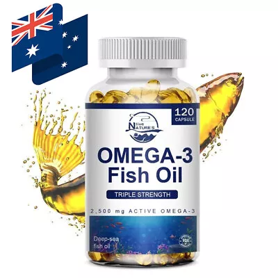 Omega 3 Fish Oil 3600mg - Providing 1000mg EPA 400mg DHA - Brain Heart Vision AU • $19.79