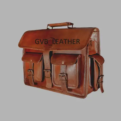 Odd Leather Vintage Messenger Shoulder Bag Men Satchel Laptop School Briefcase • $45.68