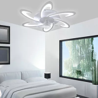 26  Ceiling Fan With Lights Remote Control Ceiling Light Fixture 6 Speeds C • $56.95