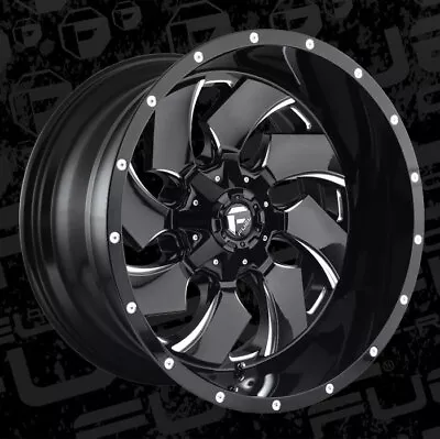 22 Inch Gloss Black Wheels Rims Dodge RAM 2500 3500 8x6.5 Lug Fuel D574 22x12  • $2332