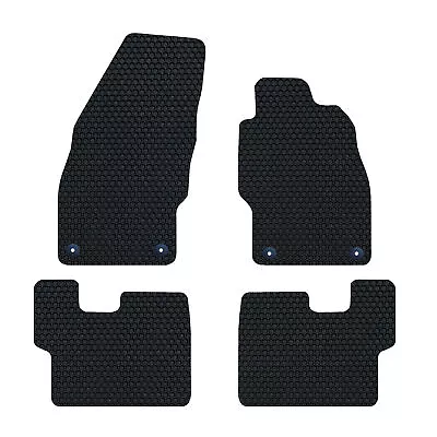 Vauxhall Corsa D 2007-2014 Tailored Deluxe Rubber Car Mats In Black • $37.29