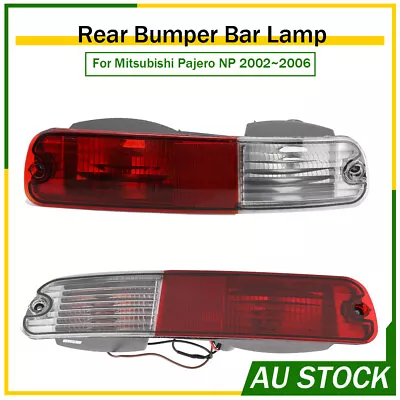 $48.99 • Buy RH+LH Rear Bumper Bar Lamp Tail Light For Mitsubishi Pajero NP 2002~2006
