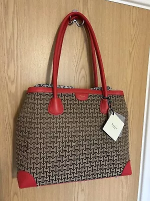 Moncrief Interlock Monogram Canvas Classic Tote RRP £700  BNWT - Original Item • £239