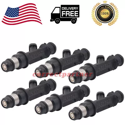 Set 6 Fuel Injectors For 2000-2005 Chevrolet Impala/Venture 3.4L 12586551 FJ318 • $31.49