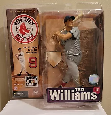 Ted Williams VARIANT Cooperstown Collection Series 4 McFarlane Red Sox Figure • $30