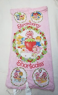 Vintage Strawberry Shortcake Child Size Sleeping Bag 1982 • $50