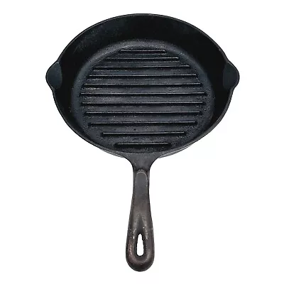 Wagner 1891 Cast Iron Fat Free Fryer Ridged Skillet 11-3/8  W/ Pour Spouts • $34.99