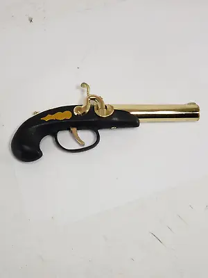Vintage Black Handle Flintlock Gun Pistol Cigarette Lighter Made In Japan • $29