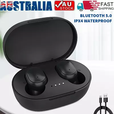 Bluetooth 5.0 Wireless Headphones TWS Earphones Mini In-Ear Pods Bass Earbuds AU • $15.75