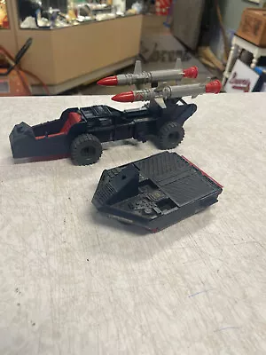 Vintage Vehicle GI Joe Hasbro 1987 Cobra Adder & 1986 Cobra Hydro Sled • $26.99