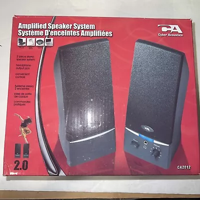 Cyber Acoustics CA-2012 Computer Speakers • $5.99
