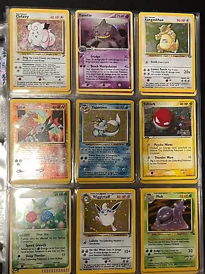 $199.99 • Buy Pokemon Card Binder Collection Vintage Lot Holo/Rare/1st Ed/Shadowles 100+ Cards